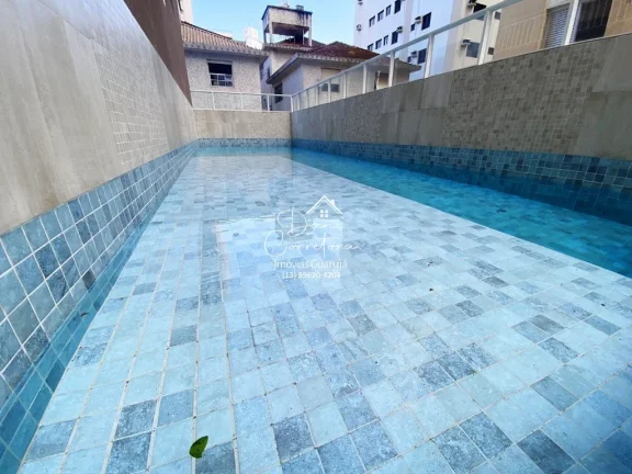 Imagem Apartamento prédio novo, 3 suítes à venda em Guarujá - Pitangueiras, 2 vagas de garagem e 142m² de requinte.