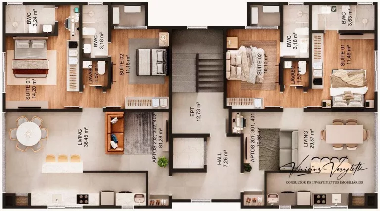 Imagem Apartamento 2 dormitórios para Venda em Camboriú / SC no bairro São Francisco de Assis