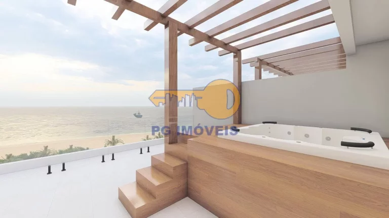 Imagem TRIPLEX COM 3 DORMITÓRIOS DE FRENTE PARA O MAR