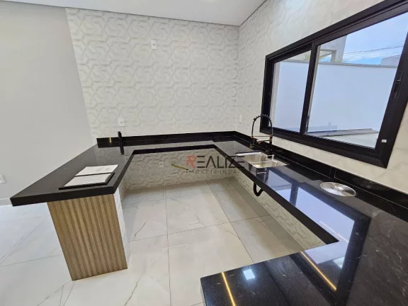 Imagem Casa moderna com 3 dormitórios à venda, 104 m² por R$ 860.000 - Condomínio Jardins do Império - Indaiatuba/SP
