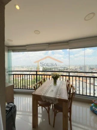Imagem Apartamento, com 76m², 3 dormitórios, sendo 1 suíte, possui cozinha americana integrada à sala d...