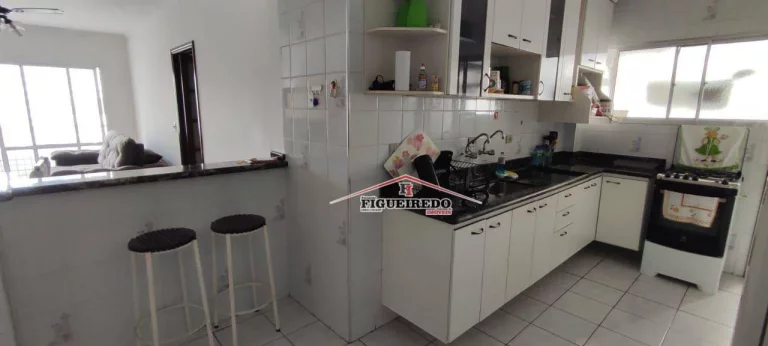 Imagem Apartamento com 2 dormitórios à venda, 77 m² por R$ 378.000,00 - Vila Assunção - Praia Grande/SP