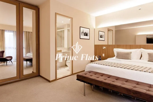 Imagem Flat disponível para venda no Radisson Blu São Paulo, com 32m², 1 dormitório e 1 vaga