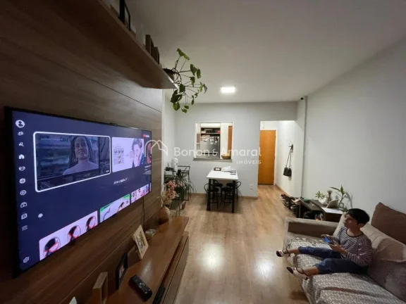 Imagem Apartamento à venda entre Cambuí e Taquaral, com 76m² de área útil, três dormitórios, sendo u...