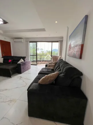 Imagem Apartamento com vista para o Tombo e vista para Astúrias com 3 suítes e 2 vagas no Tombo, Guarujá-SP: 214m² de puro requinte!