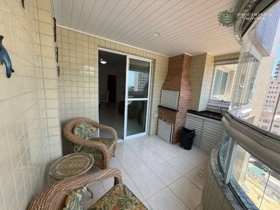 Imagem Apartamento com 2 dormitórios à venda, 85 m² por R$ 675.000 - Vila Guilhermina - Praia Grande/SP