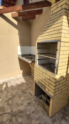 Imagem Casa com Piscina - Churrasqueira - 2 dorms, Balneário das Palmeiras, Itanhaém - R$ 249 mil, Cod: 1865