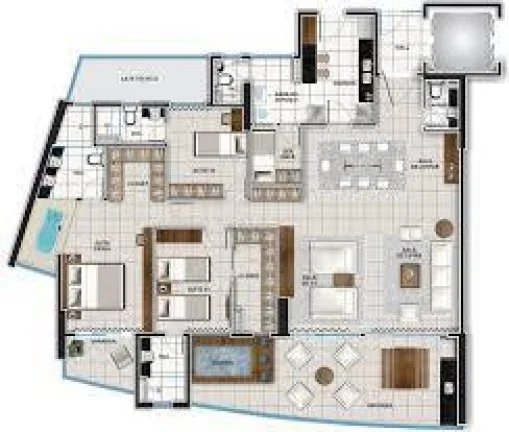 Imagem Apartamento 3 dormitórios para Venda em Teresina, São Cristovão, 3 dormitórios, 3 suítes, 5 banheiros, 3 vagas