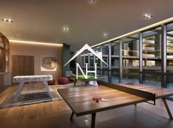 Imagem apartamento alto padrão 186m²,3 suítes, terraço gourmet, hall privativo, 3 vagas e um verdadeiro resort aos seus pés.