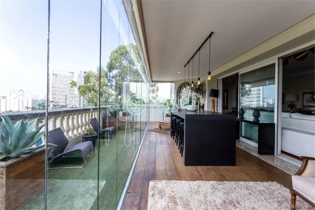 Imagem Maravilhoso apartamento, luxuoso, requintado, tipo GARDEN com vista incrível, hall de entrada, elev...