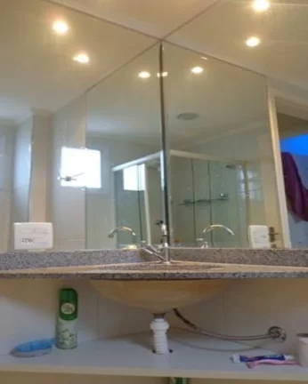 Imagem Apartamento lado praia com lazer, Tombo, Guarujá.