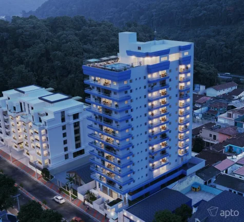 Imagem Apartamento para Venda em Mongaguá, Centro, 2 dormitórios, 1 suíte, 1 banheiro, 1 vaga