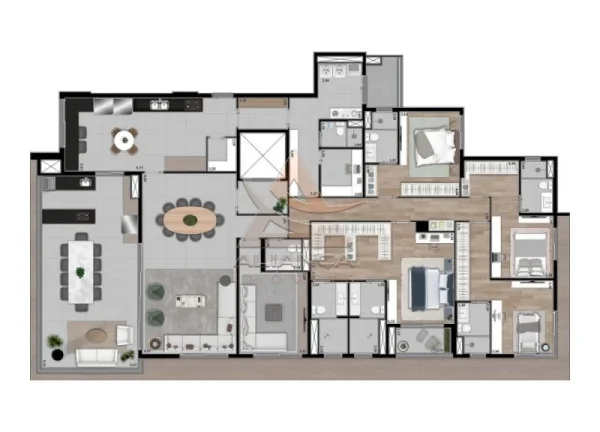 Imagem Apartamento - Ribeirão Preto - Jardim Olhos D'água