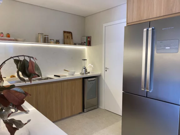 Imagem Apartamento de 141m c/ 3 suítes, terraço gourmet,2 vagas,Churrasqueira,Fitness, Pet Place, Piscina, Sauna, Solarium, Spa, Bicicletário,Salão de Festas