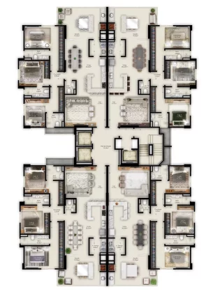 Imagem Sangiovese Residenziale - Apartamento à venda no bairro Meia Praia - Itapema/SC