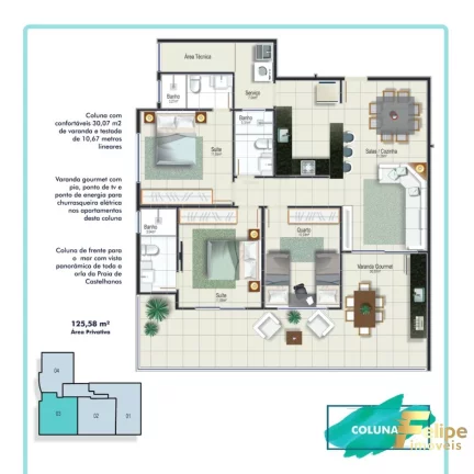 Imagem O Residencial Corais Castelhanos é muito mais que um lugar para morar?É um lugar para ser desfrutado todos os dias.