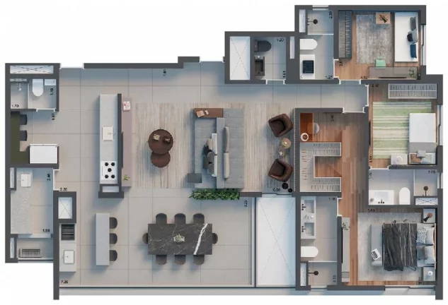 Imagem Apartamento em Vila Clementino, São Paulo SP, apartamento 4 quarto Vila Clementino Zona Sul, apartamento 4 dormitórios com suíte, apartment in Braz