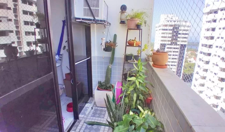 Imagem BARRA BALLI DUPLEX AND.ALTO VISTA LATERAL MAR 75m2 2STS REPLETO ARMÁRIOS