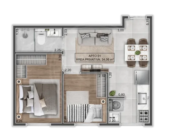 Imagem APARTAMENTO RESIDENCIAL em São Paulo - SP, Vila Matilde
