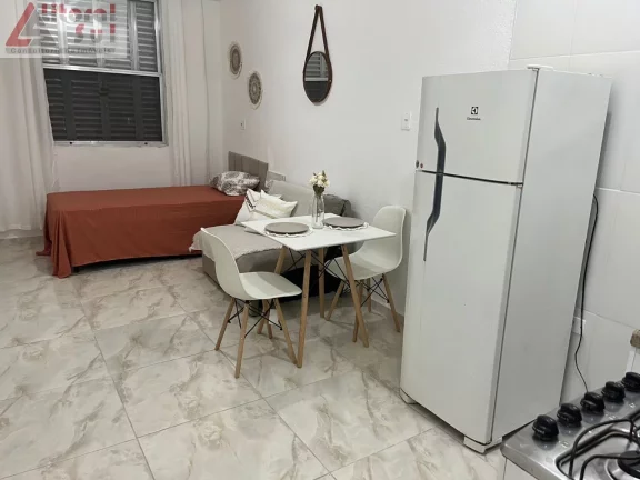 Imagem Apartamento à venda em Praia Grande-SP, Aviação: 1 quarto, 1 banheiro, 1 vaga de garagem, 28m² de área