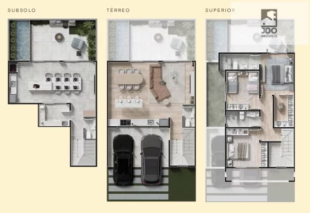 Imagem Casa em Condomínio a Venda no bairro Campo Comprido - Curitiba, PR