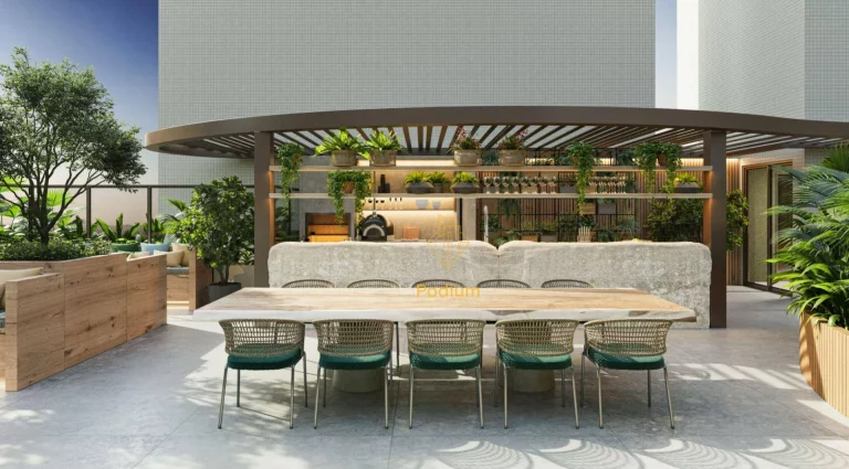 Imagem Apartamentos com varanda / sacada gourmet em frente ao Parque Linear Parahyba I a 520m da Praia do Bessa - AP0884