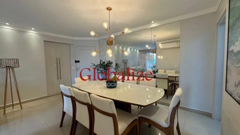 Imagem Apartamento mobiliado com varanda de 84 metros 1 suite 2 dormitórios 1 vaga coletiva suficiente localizado no Marapé Santos R$835.000,00