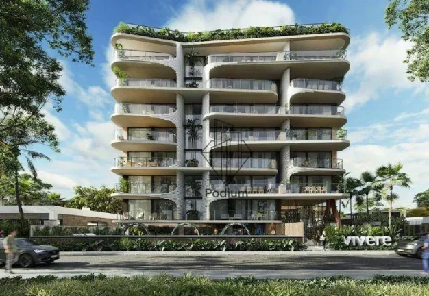 Imagem Apartamentos com varanda/sacada a 82 metros da praia de Camboinha/Cabedelo. - AP1525.