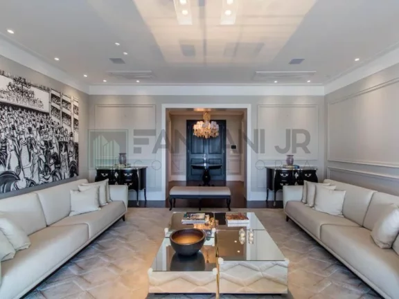 Imagem Espetacular apartamento de luxo com 4 suítes no Jardim Europa, São Paulo - SP: 511m², 5 salas, 7 banheiros e 5 vagas!
