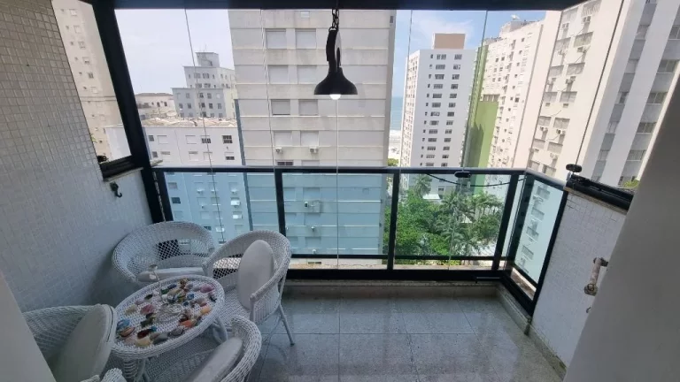 Imagem Flat com 3 dormitórios à venda, 113 m² - Pitangueiras - Guarujá/SP