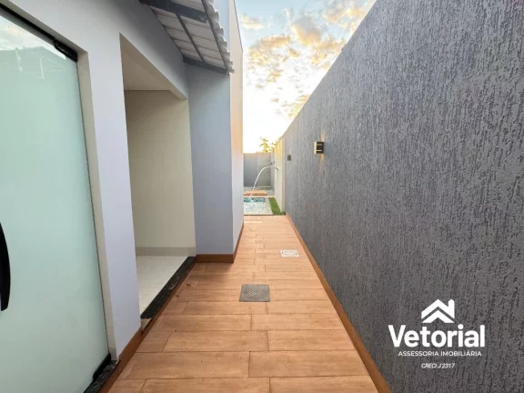 Imagem Casa de 3 quartos no Parque da Cidade Barreiras-BA: 145,52m², suíte, 2 salas, 2 banheiros, 2 vagas de garagem. Venha conferir!