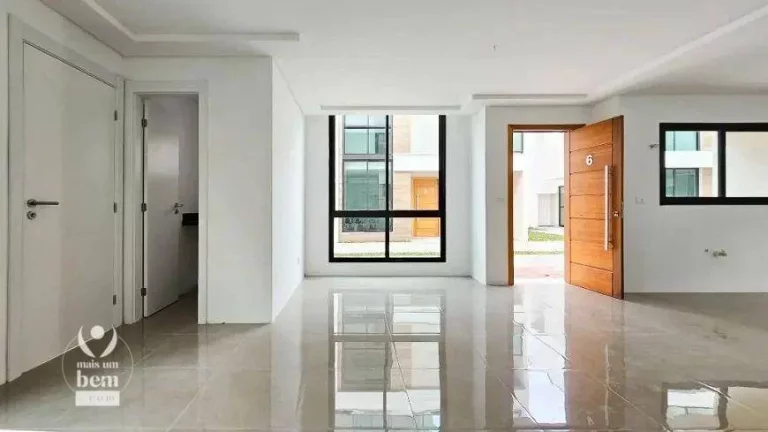 Imagem Sobrado novo com 125 m², 3 quartos sendo 1 suíte à venda por R$ 1.070.000 - Bom Retiro - Curitiba/PR