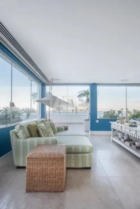 Imagem Cobertura à venda na Atlântica, 1.032m2, 5quartos, 3vgas, Frontal Mar.