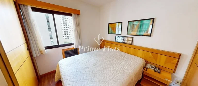 Imagem Flat disponível para venda no Hotel Hampton Park, com 31m², 1 dormitório e 1 vaga