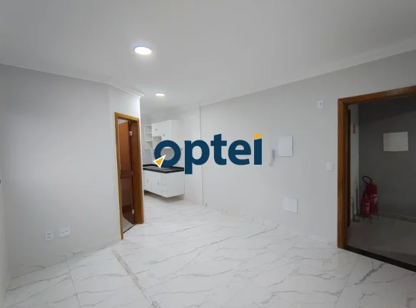 Imagem Studio 20 m² com dormitórios, sala e cozinha conjugados, 01 banheiro com Box e Gabinete.