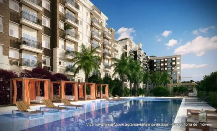 Imagem Apartamento com 1 dormitório para alugar, 38 m² - Granja Viana - Cotia/SP
