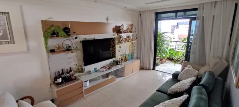 Imagem Apartamento à venda no Condomínio Plaza de Madrid Residence, 13 de Julho, Aracaju-SE: 4 quartos, 2 suítes, 2 salas, 4 banheiros, 2 vagas de garagem, 176,80 m².