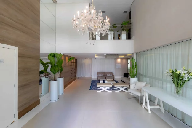 Imagem Apartamento mobiliado com área de lazer completa! 3 suítes e 3 vagas na Praia Brava em Itajaí