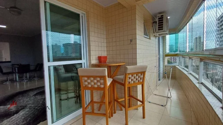 Imagem Apartamento com 2 dormitórios à venda, 77 m² por R$ 550.000,00 - Vila Caiçara - Praia Grande/SP