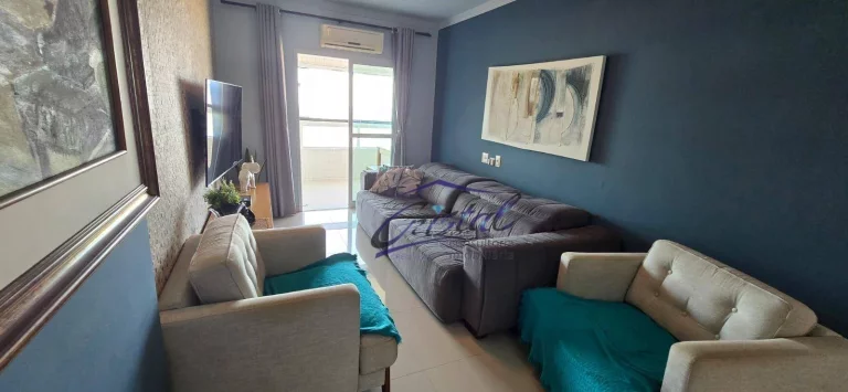 Imagem Apartamento com 2 dormitórios à venda, 87 m² por R$ 640.000,00 - Caiçara - Praia Grande/SP