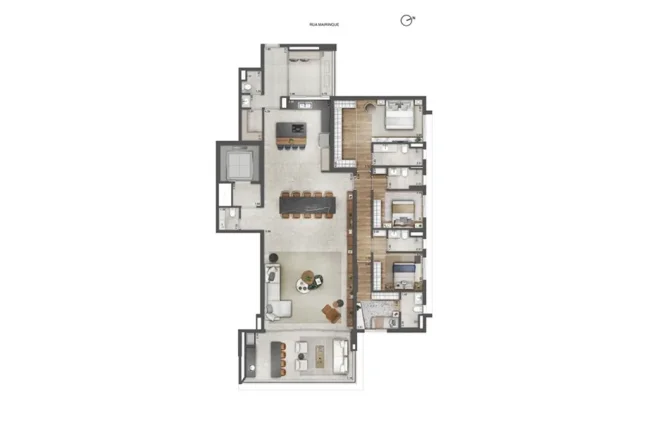 Imagem Apartamento à venda em São Paulo, Vila Clementino, com 4 quartos, 232m2
