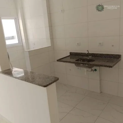 Imagem Apartamento com 1 dormitório à venda, 44 m² por R$ 340.000 - Vila Guilhermina - Praia Grande/SP