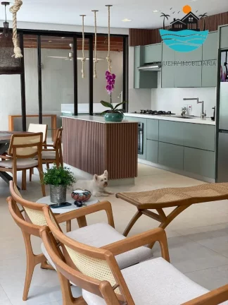 Imagem Casa em condomínio para venda em Juquehy, Aluguel de tempoarda, com 5 suítes, 395m² de área, 300m da praia, max 12 pessoas | Juquehy Imobiliária