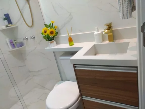 Imagem Sobrado com 2 dormitórios à venda, 61 m² por R$ 450.000,00 - Chácara Faggion - Suzano/SP