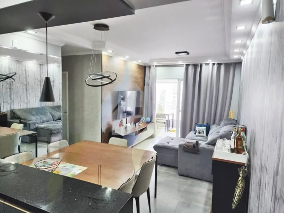 Imagem Apartamento de 3 dormitórios sendo 1 suíte, 3 banheiros, 2 vagas, com 94m² em Centro, São Bernardo do Campo