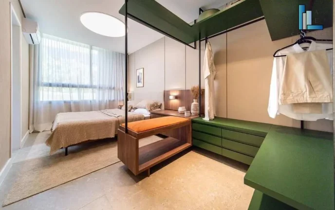 Imagem Apartamento à venda a 300 metros do metrô Brooklin com 86m2 - 2 suítes e vaga de garagem em São Paulo - SP