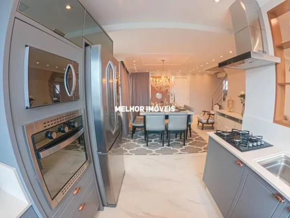 Imagem Cobertura triplex á venda mobiliada, decorado e equipado com 3 suítes localizada no Bairro Perequê de Porto Belo