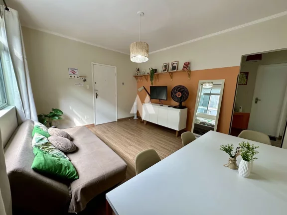 Imagem Apartamento com 2 dormitórios à venda, 75 m² - Encruzilhada - Santos/SP