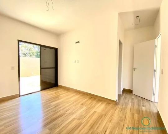 Imagem Casa nova térrea com 3 suítes quintal com piscina em condomínio