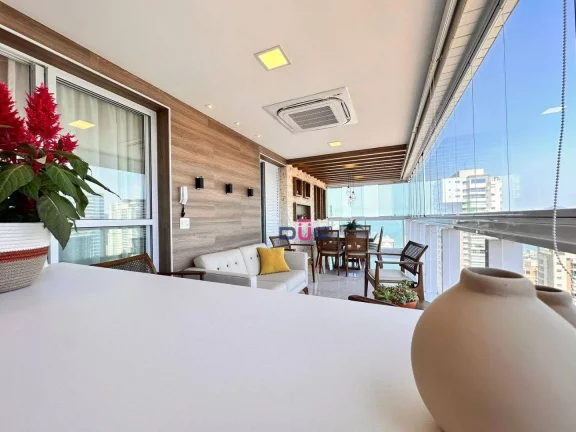 Imagem Apartamento com 3 dormitórios à venda, 136 m² por R$ 2.350.000 - Aparecida - Santos/SP